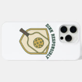 Dink Verantwoordelijk Case-Mate iPhone Case (Achterkant (horizontaal))