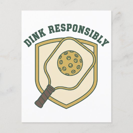 Dink Verantwoordelijk Flyer (Voorkant)