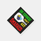 Dink verantwoordelijk - Funny Pickleball Servet (Hoek)