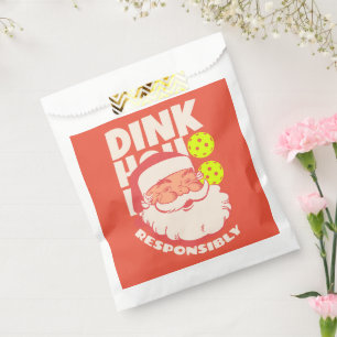 Dink verantwoordelijk   HoHoHo Pickleball Pink San Bedankzakje