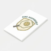 Dink Verantwoordelijk Post-it® Notes (Schuin)