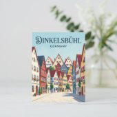 Dinkelsbühl Duitsland Briefkaart (Staand voorkant)