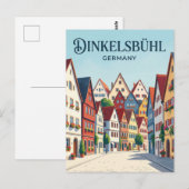 Dinkelsbühl Duitsland Briefkaart (Voorkant / Achterkant)