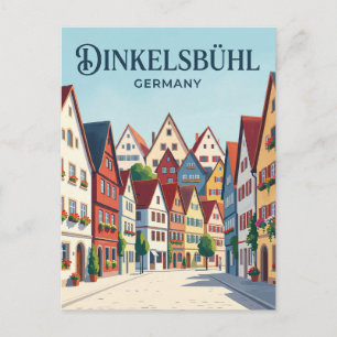 Dinkelsbühl Duitsland Briefkaart
