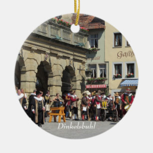 Dinkelsbuhl Historic Franconia Town Keramisch Ornament
