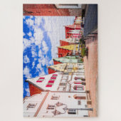 Dinkelsbuhl op romantische weg Duitsland puzzel (Verticaal)