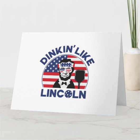Dinken als Lincoln Kaart (Voorkant)
