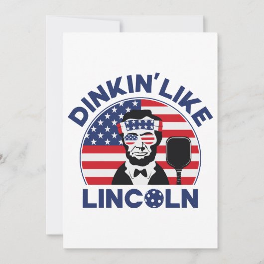 Dinken als Lincoln Kaart (Voorkant)