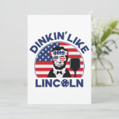 Dinken als Lincoln Kaart (Staand voorkant)