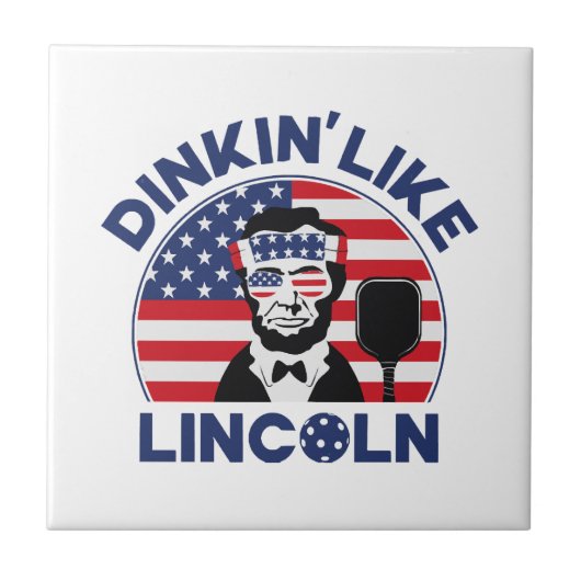 Dinken als Lincoln Tegeltje (Voorkant)