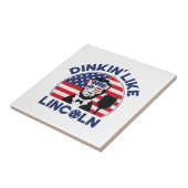 Dinken als Lincoln Tegeltje (Zijkant)