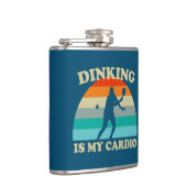 Dinken is mijn Cardio Pickleball Heupfles (Rechts)