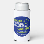 Dinken van klaslokalen en flessenkoeler maken seltzer blikjeskoeler (Seltzer Voorkant)