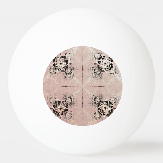 Dinken van pasteldraden pingpongballen (Voorkant)