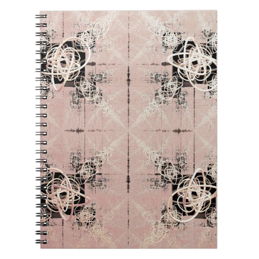 Dinken van pastelijstdraden Notitieboek (Voorkant)