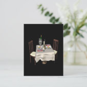 Dinken voor twee briefkaart (Staand voorkant)