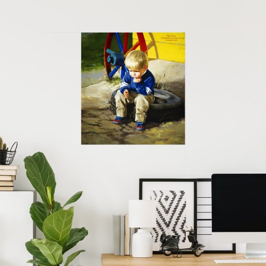 Dinker (Canvasafdruk) Poster (Thuiskantoor)