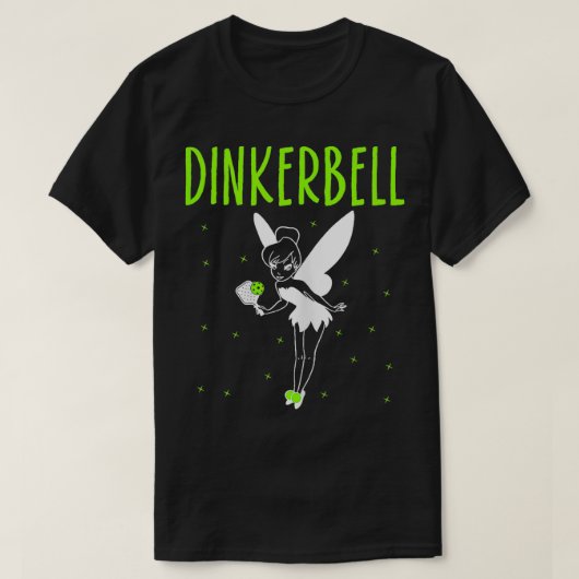 Dinkerbell Grappige Pickleball Lover Paddleball Sp T-shirt (Design voorkant)