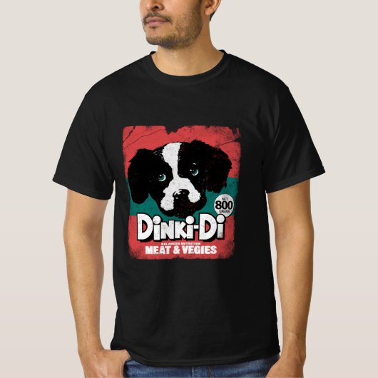 DINKI DI HONDENVOER T-SHIRT (Voorkant)