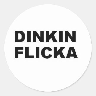 DINKIN FLICKA RONDE STICKER