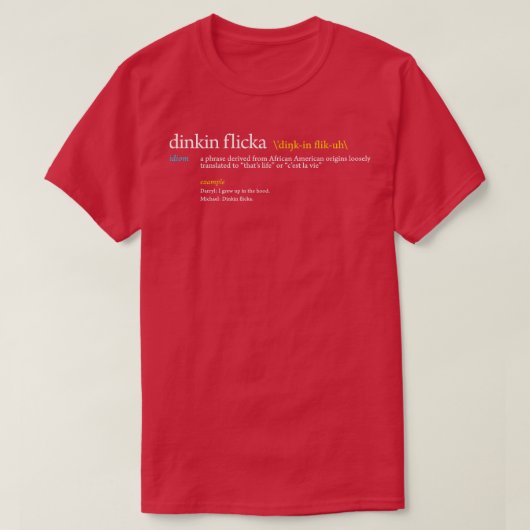 Dinkin Flicka T-shirt (Design voorkant)