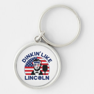 Dinkin Like Lincoln Sleutelhanger