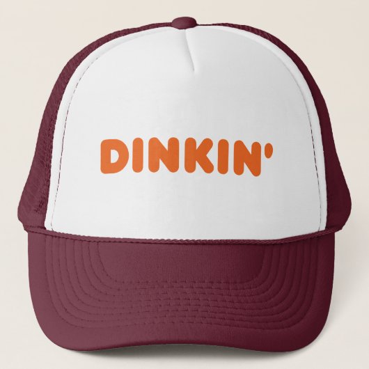 DINKIN' Pickleball Fan Trucker Hoed Pet (Voorkant)
