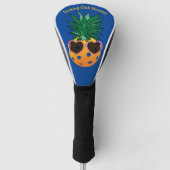  Dinking club, Pickleball-anananas Golfheadcover (Voorkant)