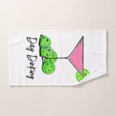 Dinking Cosmo roze cocktail, Pickleballimieten Bad Handdoek (Handdoek)