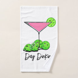 Dinking Cosmo roze cocktail, Pickleballimieten Handdoek