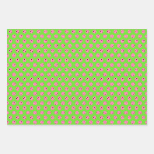 Dinking Cosmo roze cocktail, Pickleballimieten Inpakpapier Vel (Voorkant 2)