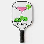 Dinking Cosmo roze cocktail, Pickleballimieten Pickleball Paddle (Achterkant)