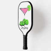 Dinking Cosmo roze cocktail, Pickleballimieten Pickleball Paddle (Links)