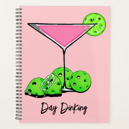 Dinking Cosmo roze cocktail, Pickleballimieten Planner