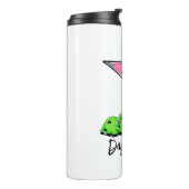 Dinking Cosmo roze cocktail, Pickleballimieten Thermosbeker (Gedraaid links)