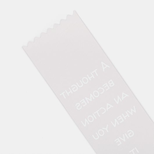 Dinking quote bladwijzer onderscheiding lint (Achterkant)