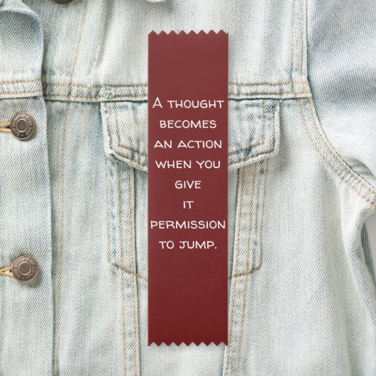 Dinking quote bladwijzer onderscheiding lint (In situ)