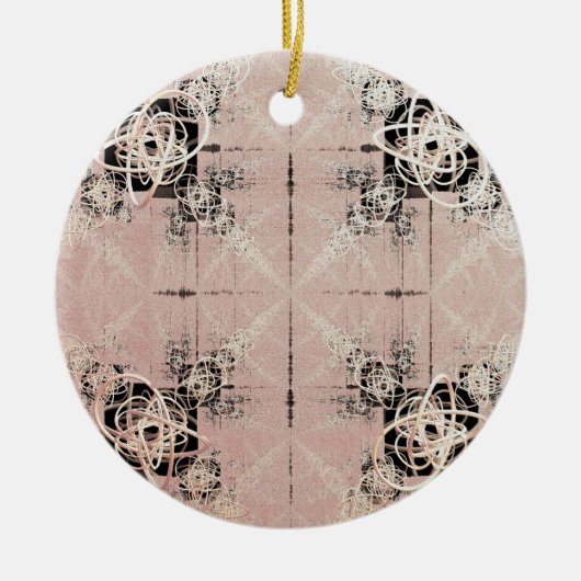 Dinking van gebastel twists keramische decoratie (Voorkant)