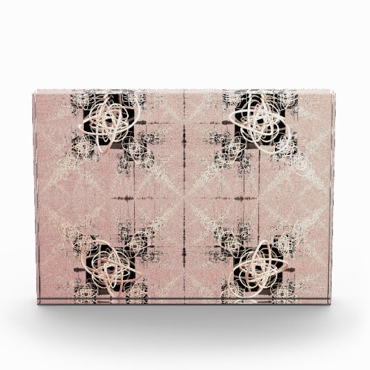 Dinking van pastel twists Acrylblok Fotoblokken (Voorkant)