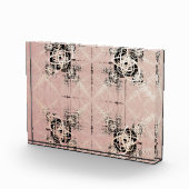 Dinking van pastel twists Acrylblok Fotoblokken (Rechts)