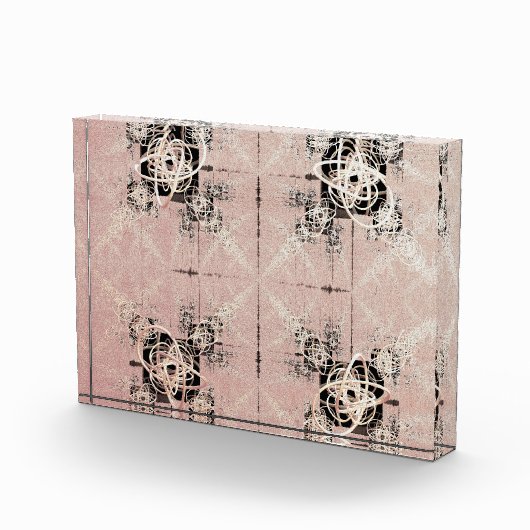 Dinking van pastel twists Acrylblok Fotoblokken (Rechts)