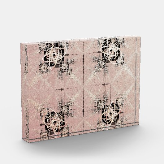 Dinking van pastel twists Acrylblok Fotoblokken (Links)