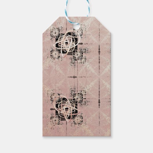 Dinking van pastelijstdraden Gift Label Cadeaulabel (Voorkant)