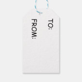 Dinking van pastelijstdraden Gift Label Cadeaulabel (Achterkant)