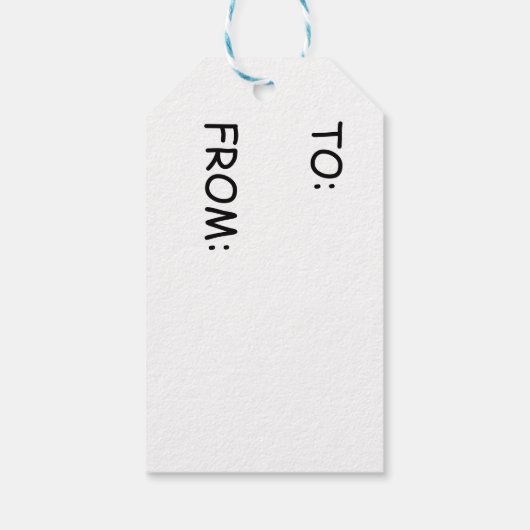 Dinking van pastelijstdraden Gift Label Cadeaulabel (Achterkant)