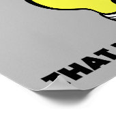 Dinking van Trend Funny Poster Sign (Hoek)