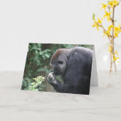 Dinking wenskaart kaart (Gele Bloem)