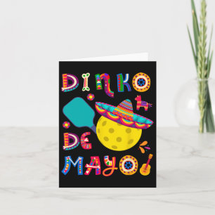 Dinko De Mayo Funny Cinco De Mayo Funny Picklebyll Kaart