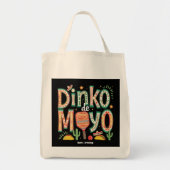 Dinko de Mayo Funny Cinco de Mayo Pickleball Pun Tote Bag (Voorkant)