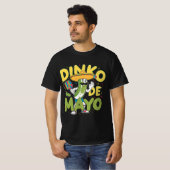 Dinko De Mayo, Grappige Cinco De Mayo Pickleball P T-shirt (Voorkant volledig)